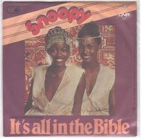 Snoopy  --  It`s all in the Bible   Single7